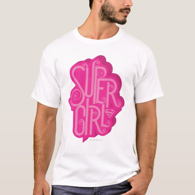 Supergirl Swirl 2 T-Shirt (Front)