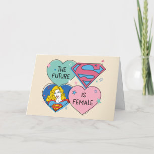 Supergirl "The Future Is Female" Card