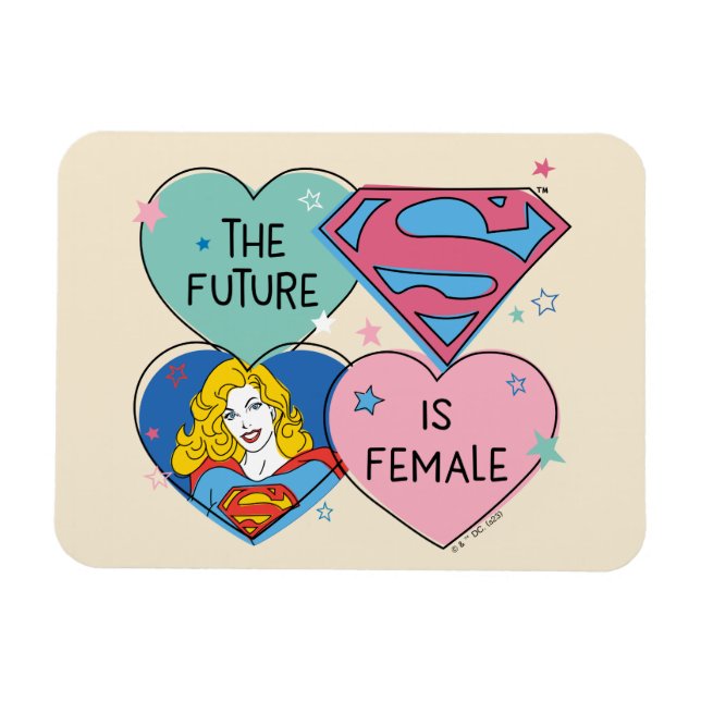 Supergirl "The Future Is Female" Magnet (Horizontal)