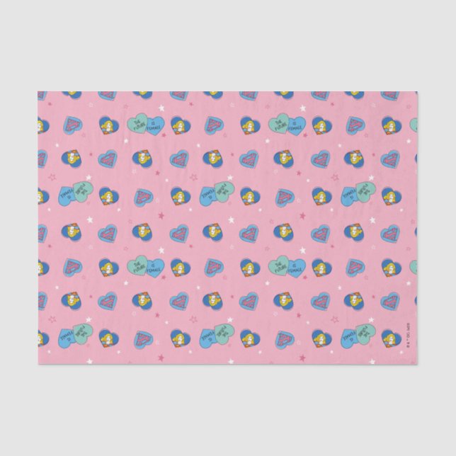 Supergirl "The Future Is Female" Tissue Paper (Front)