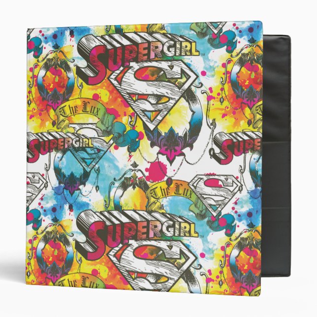 Supergirl The Lux Pattern Binder (Front/Inside)