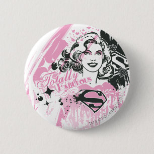 Supergirl Totally Fabulous 2 Inch Round Button