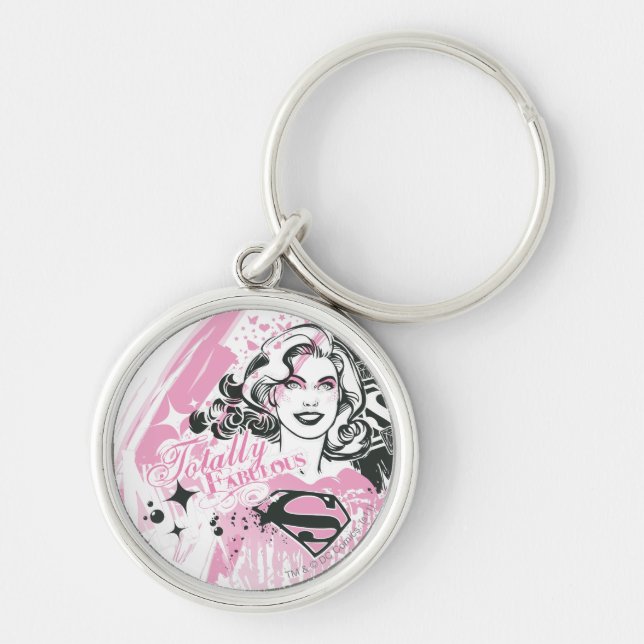 Supergirl Totally Fabulous Keychain (Front)