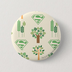 Supergirl Trees 2 Inch Round Button