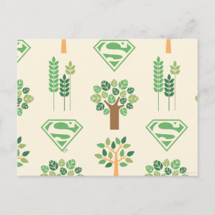 Supergirl Trees Postcard