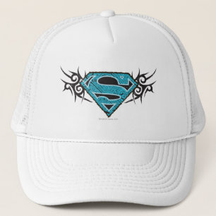 Supergirl Tribal Pattern Logo Trucker Hat