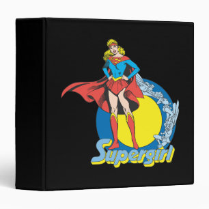 Supergirl with Logo Binder