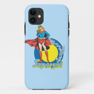 Supergirl with Logo iPhone 11 Case