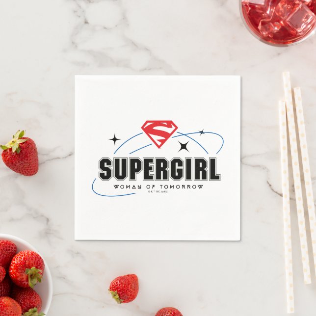 Supergirl Woman of Tomorrow Napkin (Insitu)