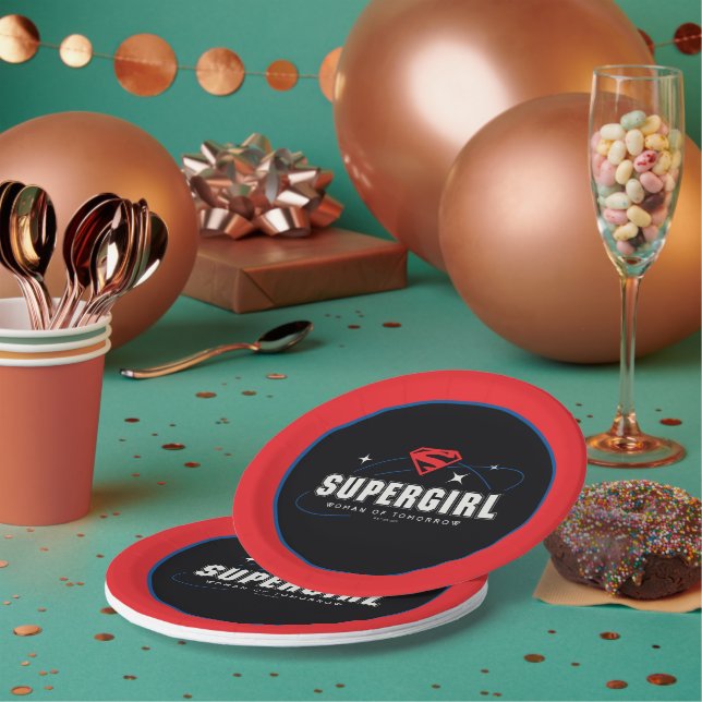 Supergirl Woman of Tomorrow Paper Plate (Multi)