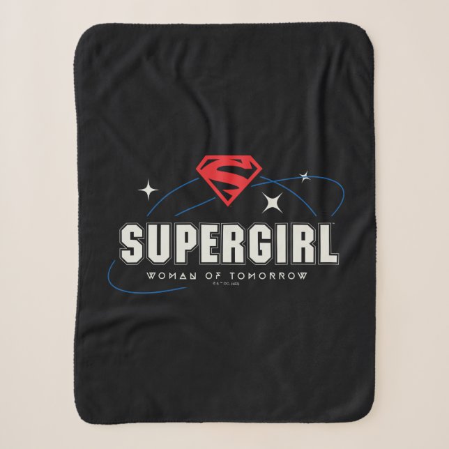 Supergirl Woman of Tomorrow Sherpa Blanket (Front)
