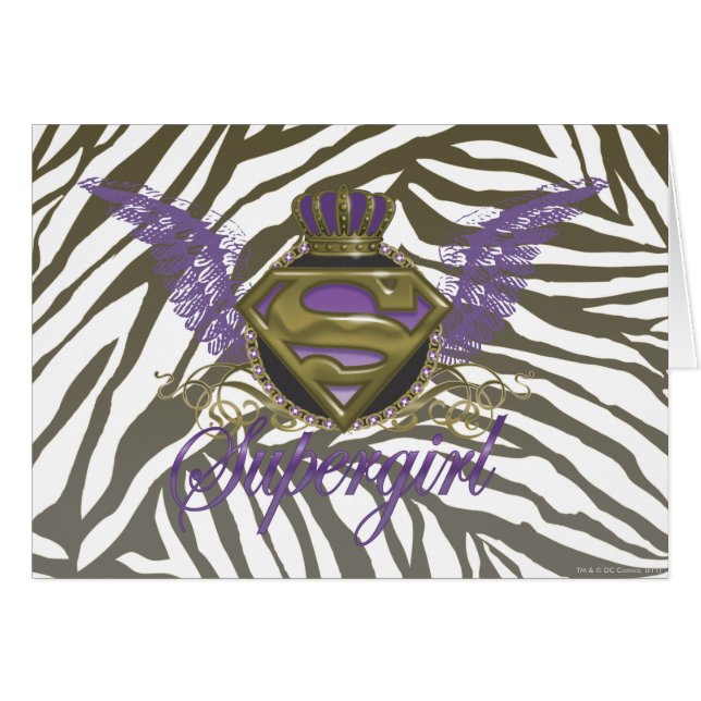 Supergirl Zebra Print (Front Horizontal)