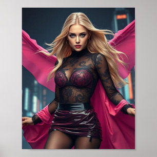 Superheldin Poster