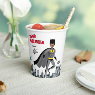 Superhero Amazing Unique Boy Fabulous Paper Cups