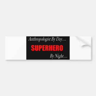Superhero Anthropologist Bumper Sticker