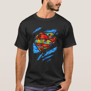 Superhero Autism Puzzle Piece Autism Is My Superpo T-Shirt