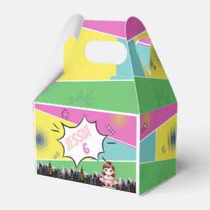 Superhero Birthday Favor Box