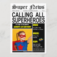 Superhero Birthday Party Super Hero Girl Boy Photo