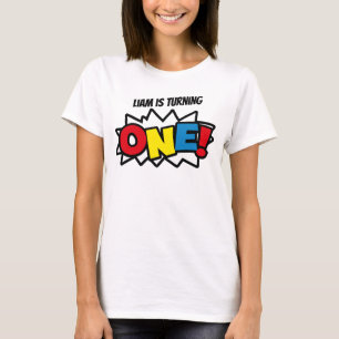 Superhero Black T-shirt, Birthday Outfit T-Shirt