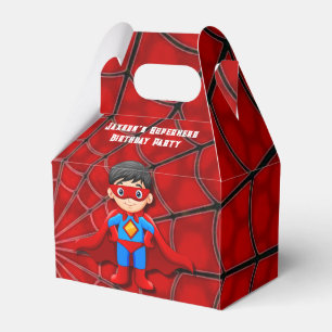 SuperHero Boy Birthday Party Favor Box