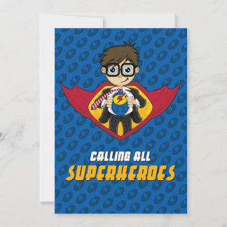 Superhero Boy Party Invite
