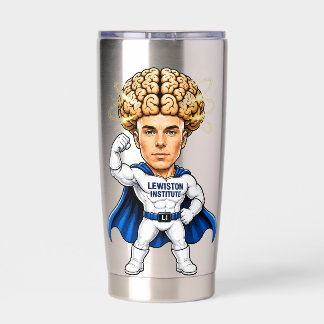 Superhero Brain Power Insulated Tumbler