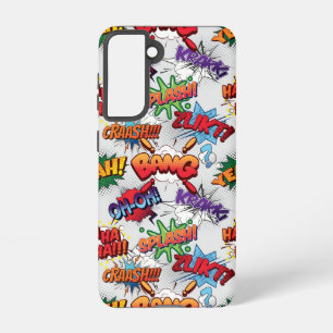 Superhero Bubble Pattern Samsung Galaxy Case