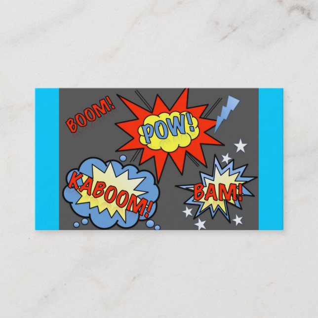 Superhero Business Card (Front)
