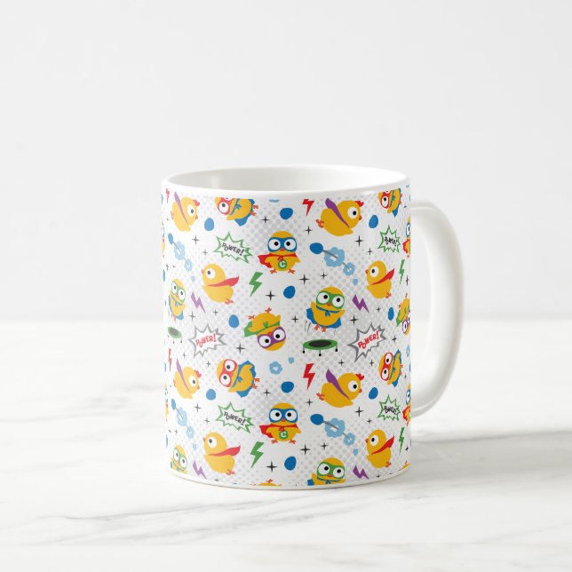 Superhero Chicken Coffee Mug (Front Right)