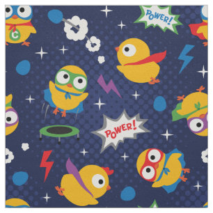 Superhero Chicken Fabric