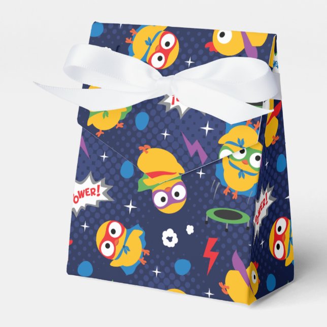 Superhero Chicken Favor Box (Front Side)