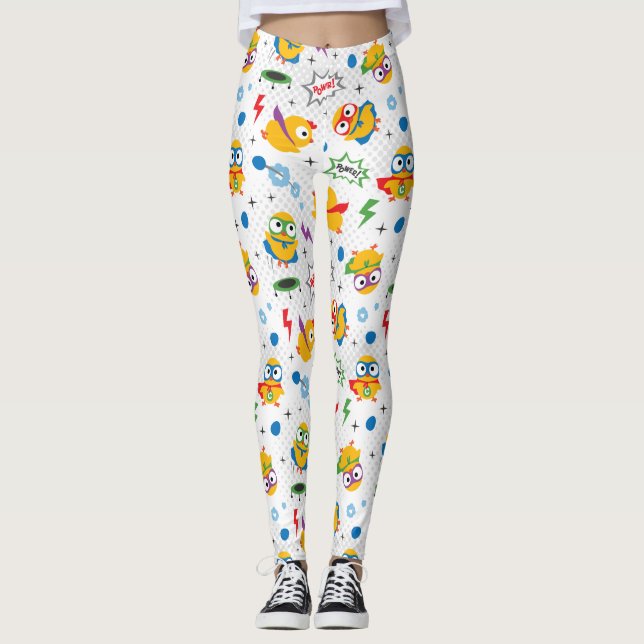 Superhero Chicken Leggings (Front)