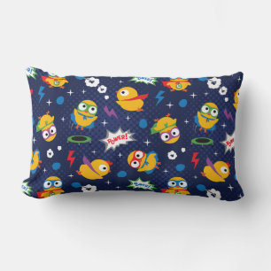 Superhero Chicken Lumbar Pillow