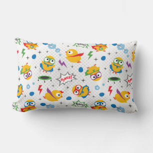 Superhero Chicken Lumbar Pillow
