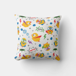 Superhero Chicken Throw Pillow