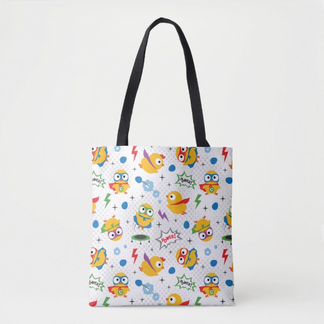 Superhero Chicken Tote Bag (Front)