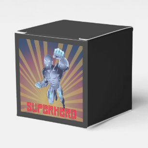 Superhero Comic Character Favor Box