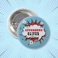 Superhero Comic Speech Bubble Boy Birthday Party