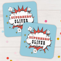 Superhero Comic Speech Bubble Boy Birthday Party