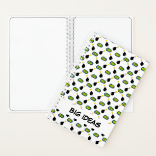 Superhero Comics Big Ideas Sketchbook Pow Boom Bam Notebook
