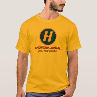 Superhero Costume - with custom monogram T-Shirt
