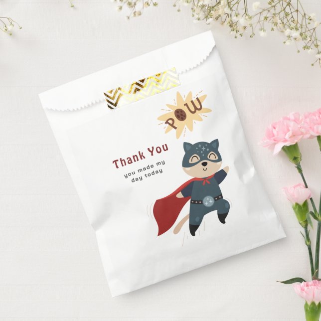Superhero Cute Animals Kids Birthday Favour Bag (Sealed)