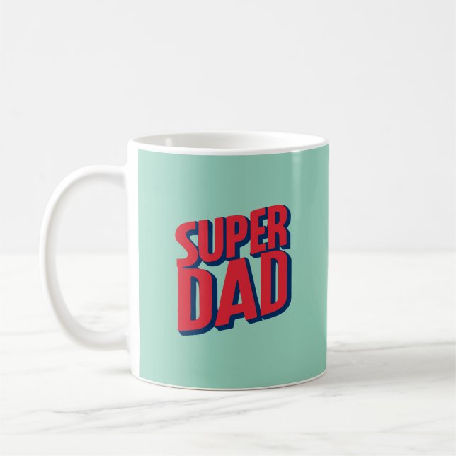 Superhero Dad Coffee Mug (Left)