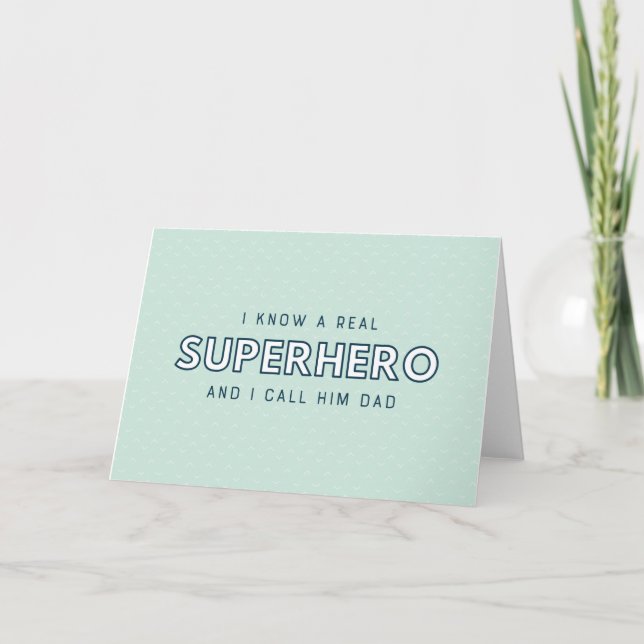 Superhero Dad | Father's Day Card (Front)