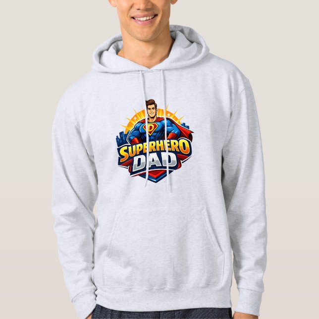 Superhero Dad Hoodie (Front)