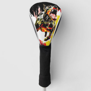 Superhero Doberman Dog 01 - Ignacio judge Golf Head Cover