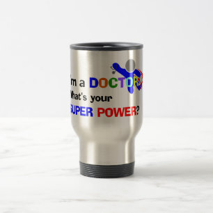 Superhero Doctor Travel Mug