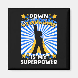 Superhero Down Syndrome Awareness Chromosome Super Magnet