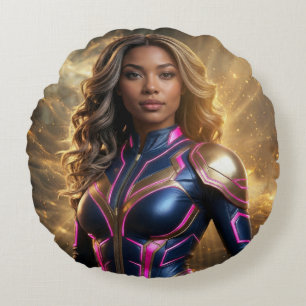SUPERHERO - FANTASY SCI-FI ROUND PILLOW