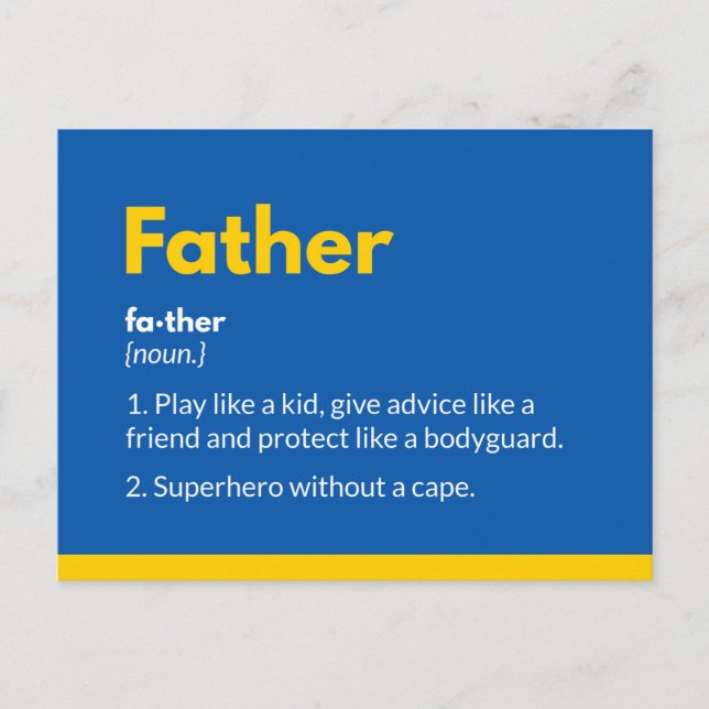 Superhero fathers day cards Superdad (Front)